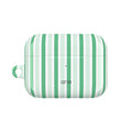 Mint Stripes AirPods Pro Gen 2 Case