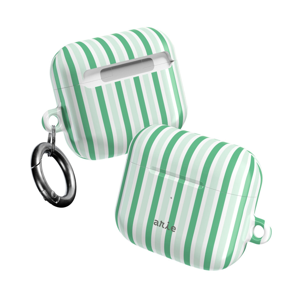 Mint Stripes AirPods Gen 3 Case