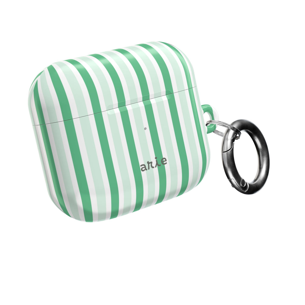 Mint Stripes AirPods Gen 3 Case