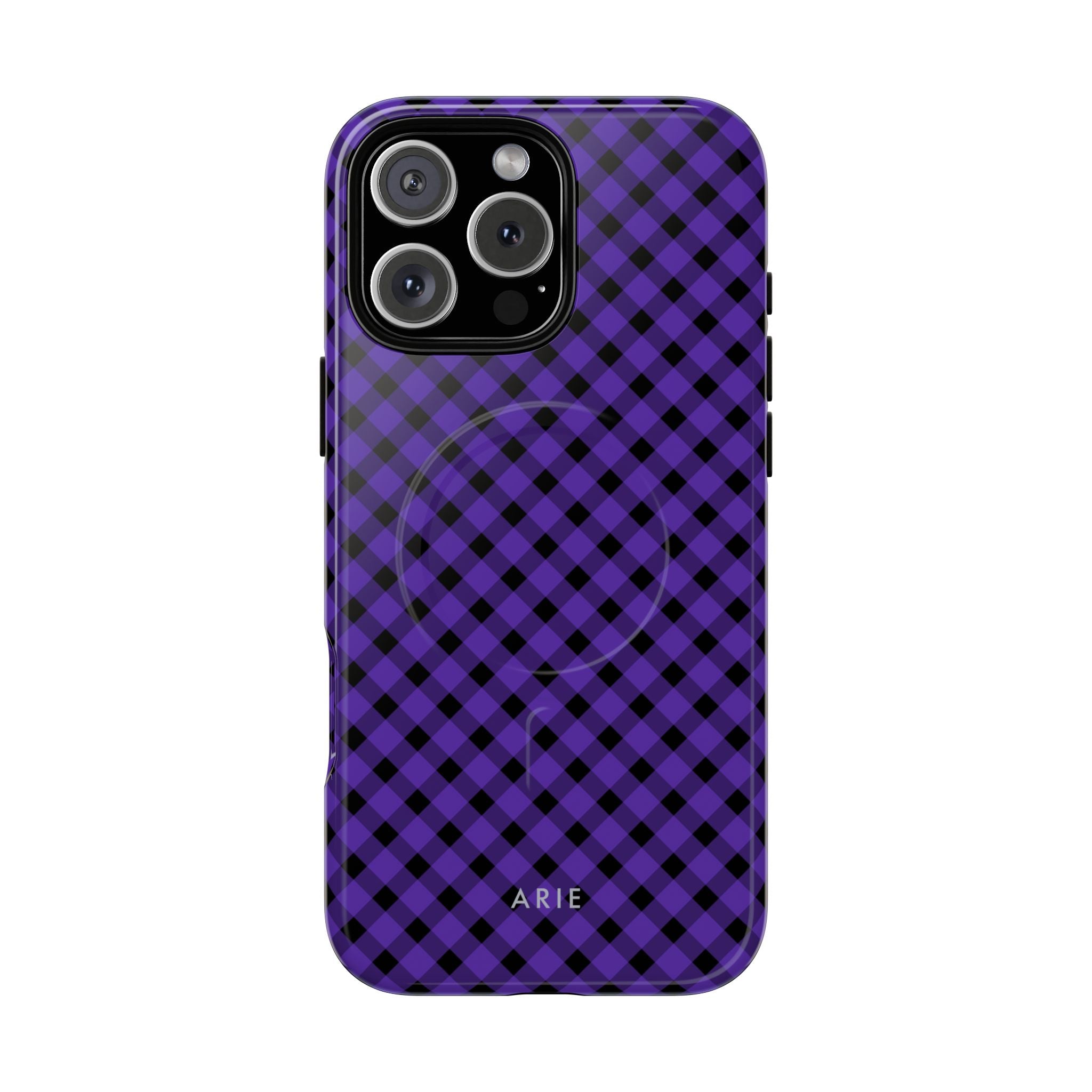 Midnight Violet Check