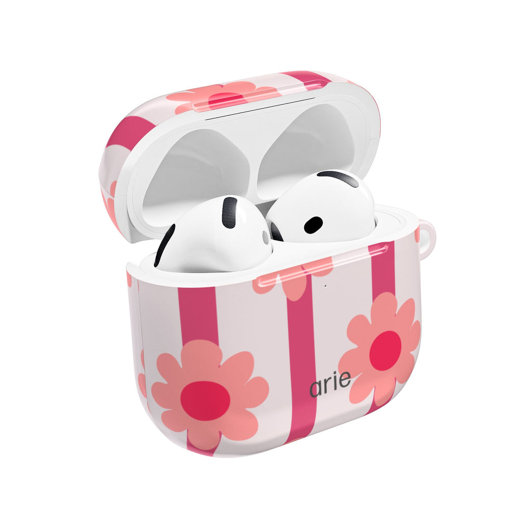 Rosy Stripes AirPods Gen 4 Case