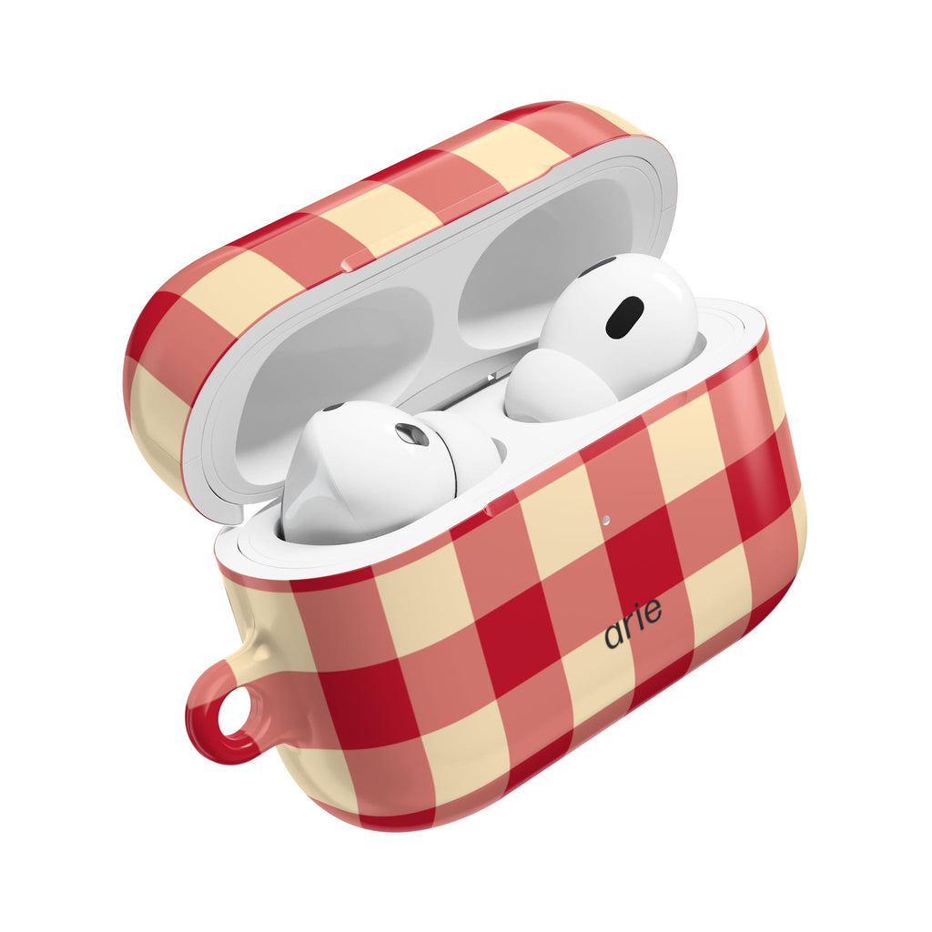 Red Gingham AirPods Pro Gen 2 Case