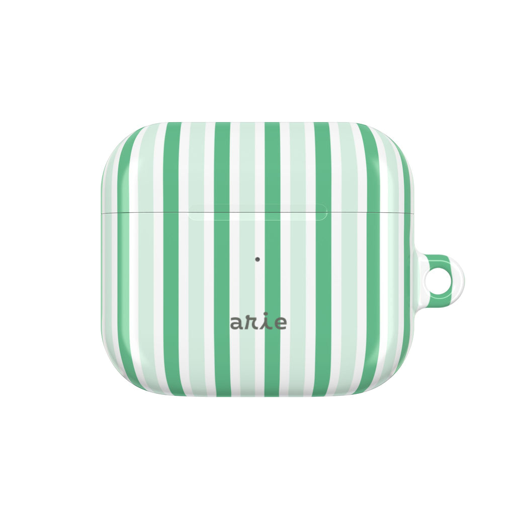 Mint Stripes AirPods Gen 3 Case