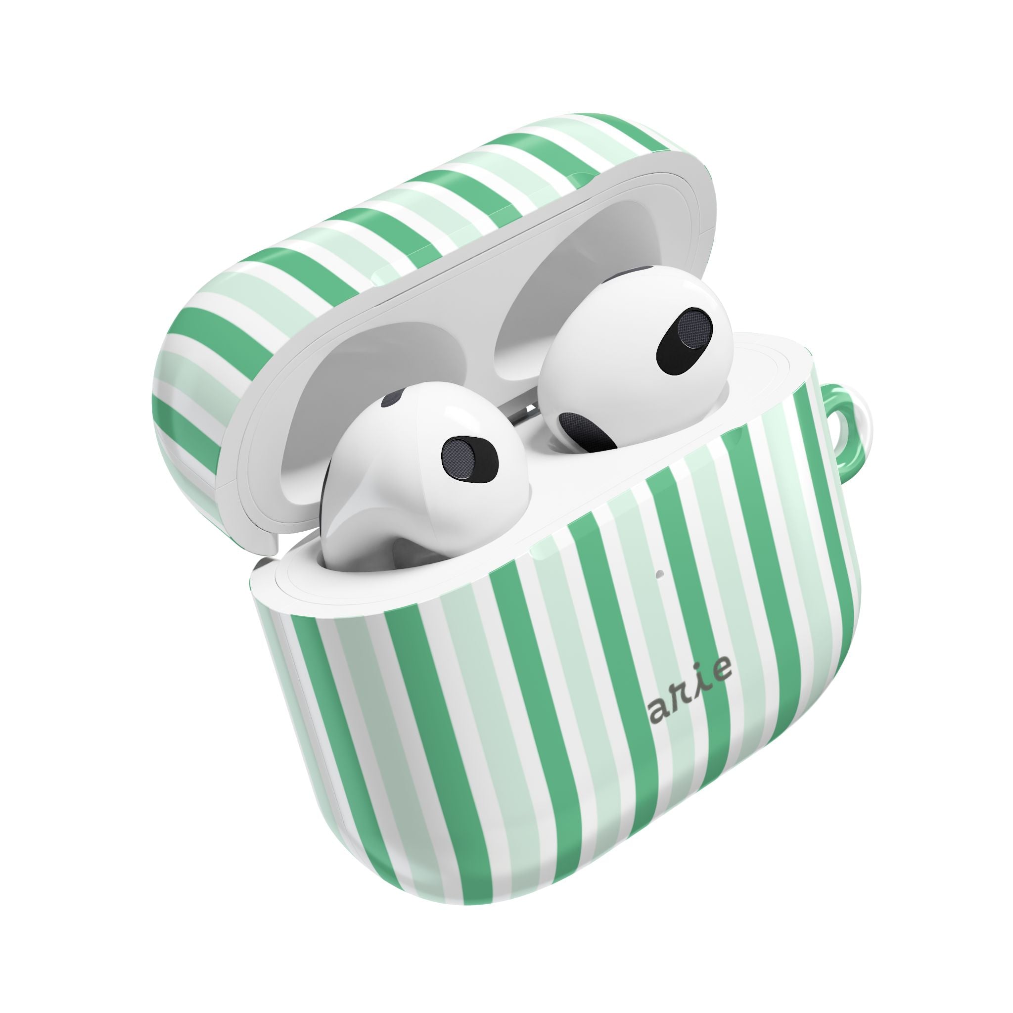 Mint Stripes AirPods Gen 3 Case