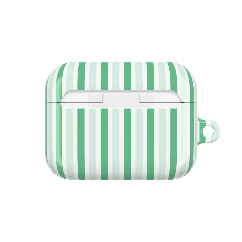 Mint Stripes AirPods Pro Gen 2 Case