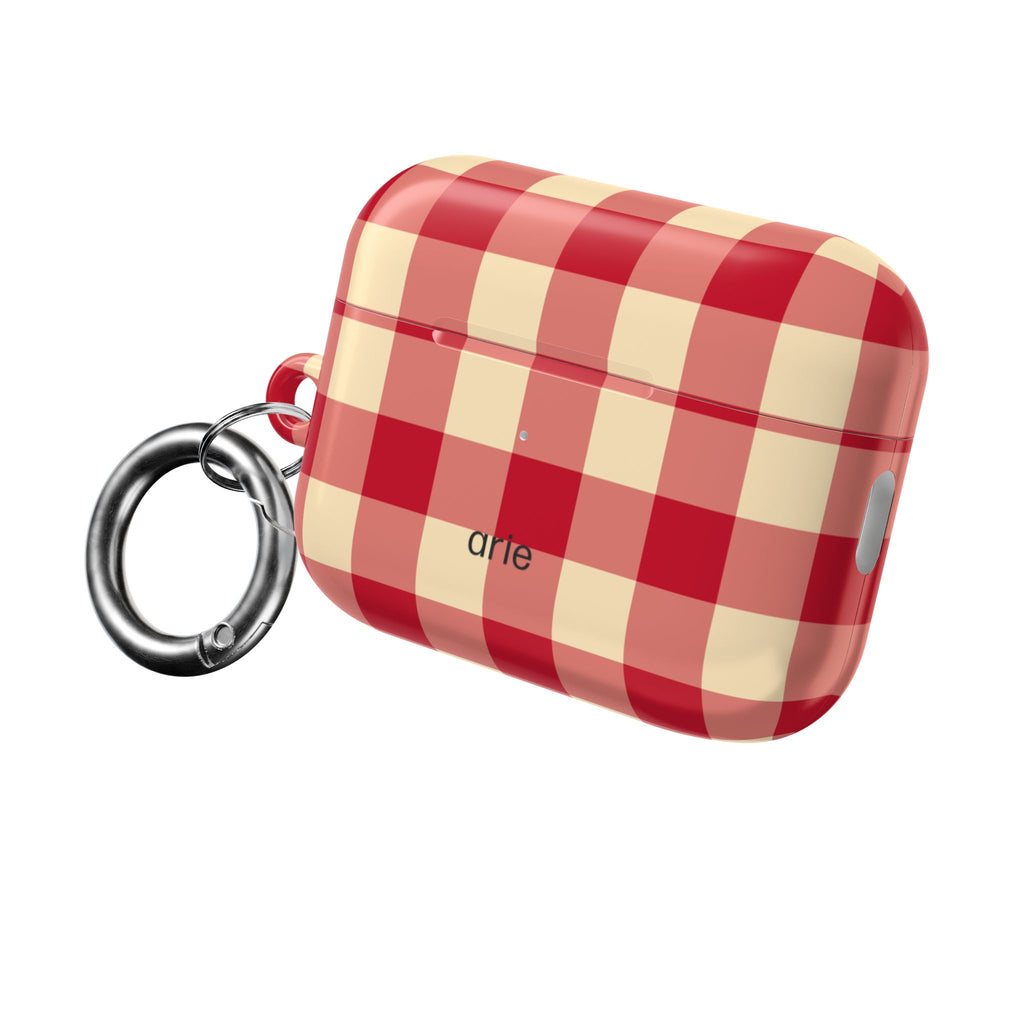Red Gingham AirPods Pro Gen 2 Case