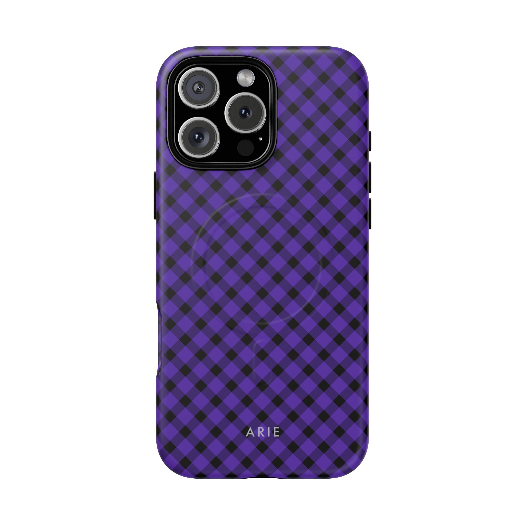 Midnight Violet Check